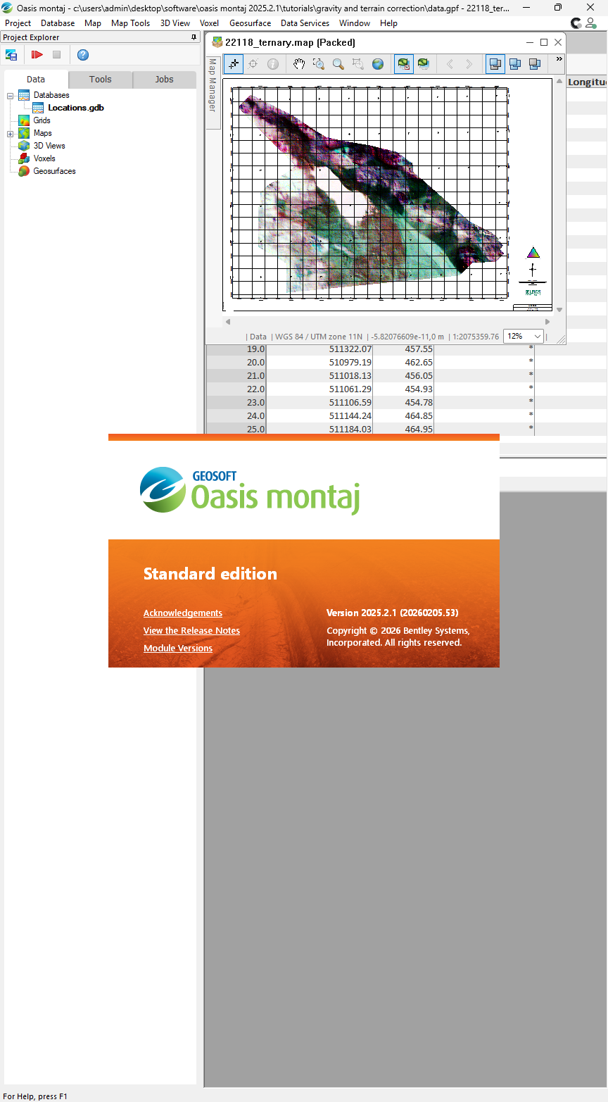 Oasis montaj 2025.2.1 Screenshot