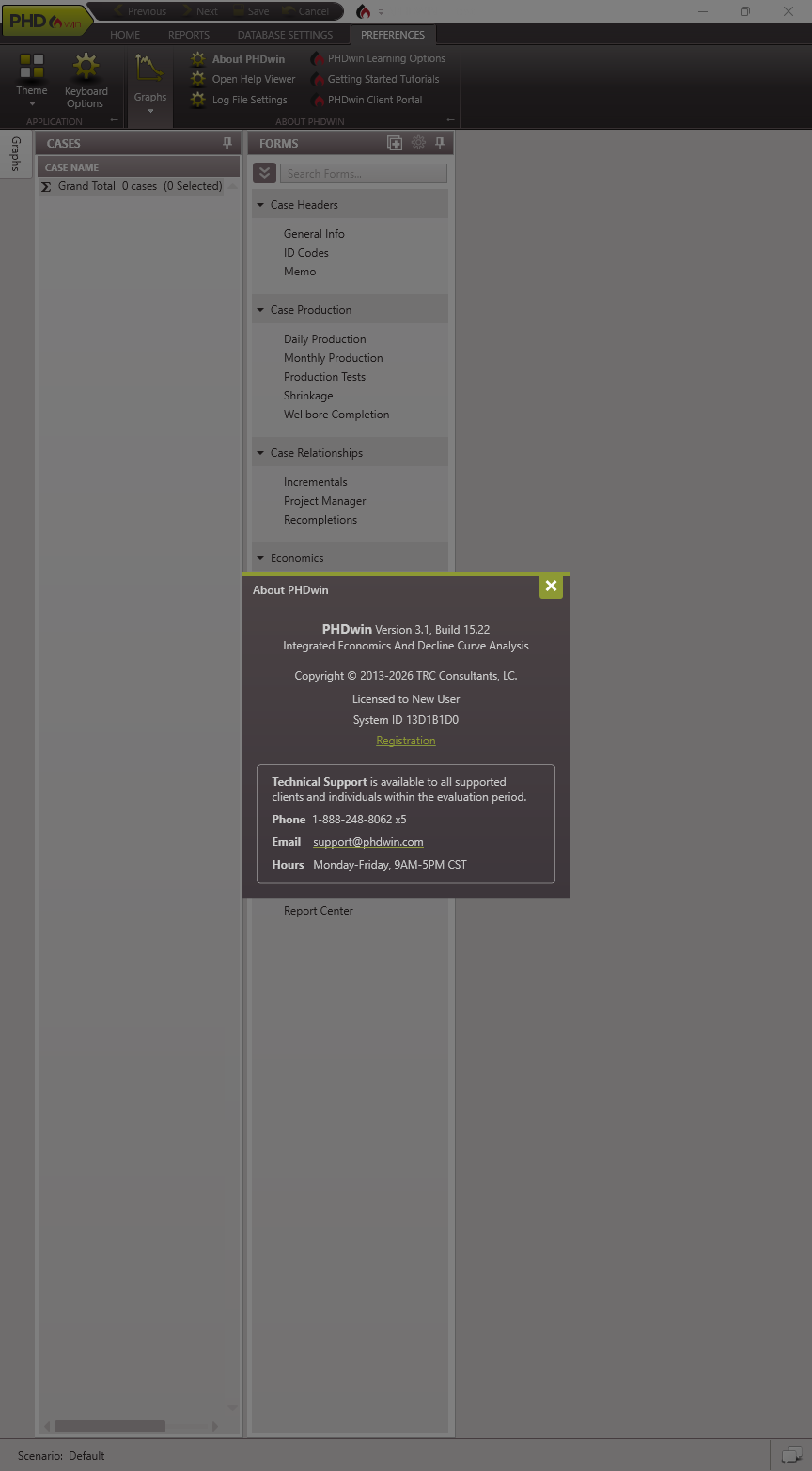 PHDwin 3.1 Screenshot