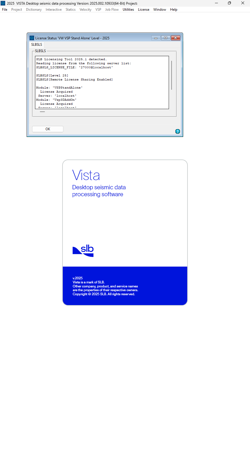 VISTA 2025 Screenshot